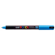 Uni Posca Paint Marker 0.7mm Ultra-Fine Pin Tip Light Blue, PC1MR